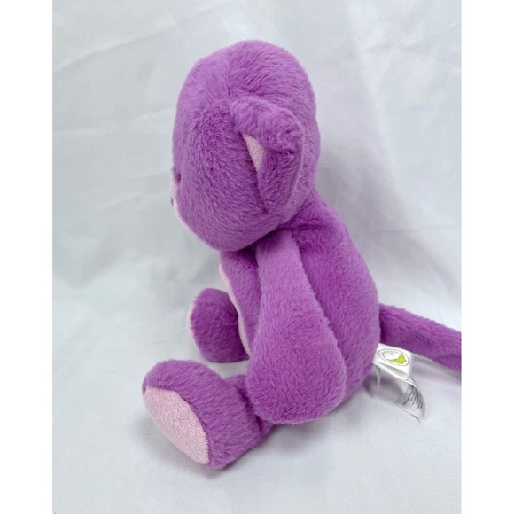 Animal Adventure Purple Teddy Bear Stuffed Animal Plush 10” Lovey Beanbag - Picture 2 of 6